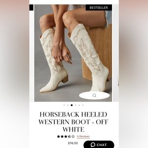 Vici faux leather cowboy/cowgirl boots